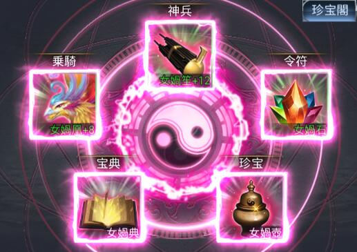 【新三国戦志】宝物篇　女媧 セットについて